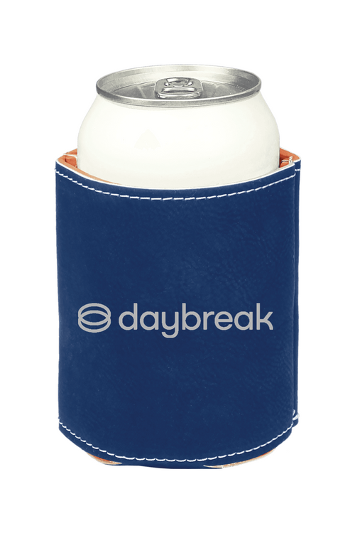 3 3/4" Laserable Leatherette Beverage Holder